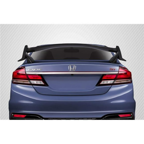 For 16-20 Honda Civic 4DR Type-R Style Real Carbon Fiber Rear Trunk Spoiler Wing 
